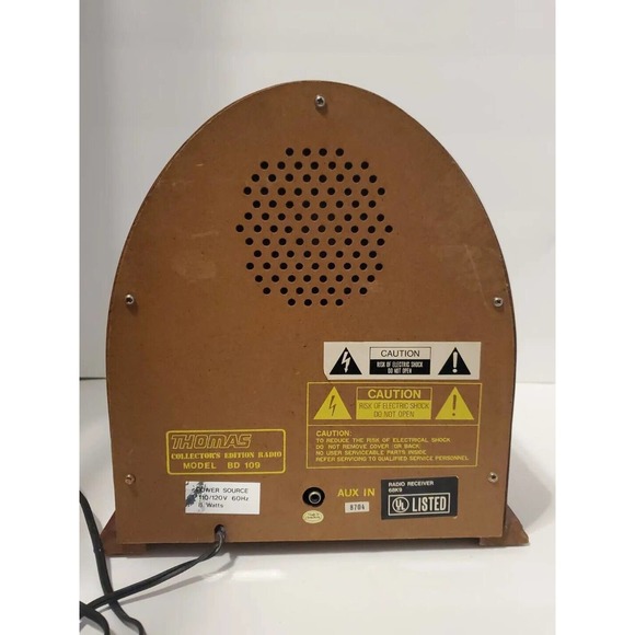 Thomas Collector's Edition America Series BD 109 AM FM Cassette Radio - Picture 3 of 6